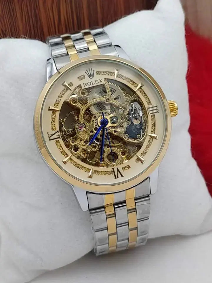 Luxury Rolex Skeleton Chronograph – Precision & Style Redefined Four Tick