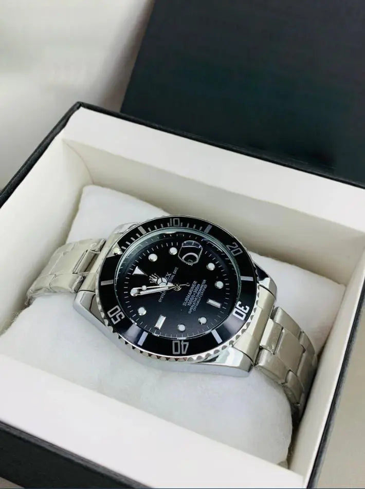 rolex watch black dial - veon watches