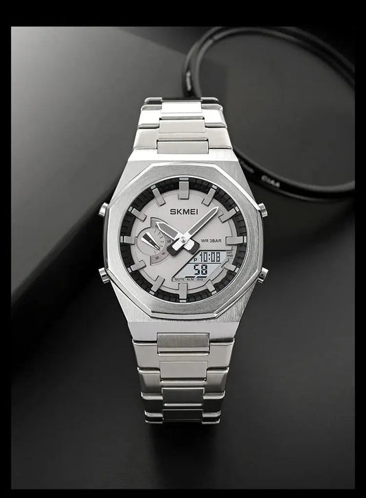 SKMEI 1816 – Dual Display Luminous Waterproof Watch Four Tick