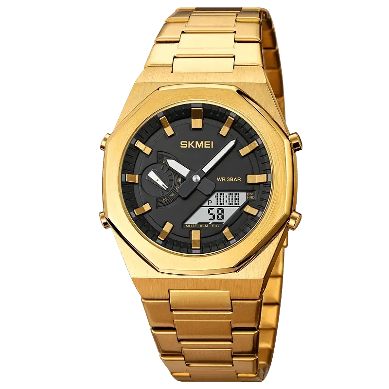 SKMEI 1816 – Dual Display Luminous Waterproof Watch Four Tick